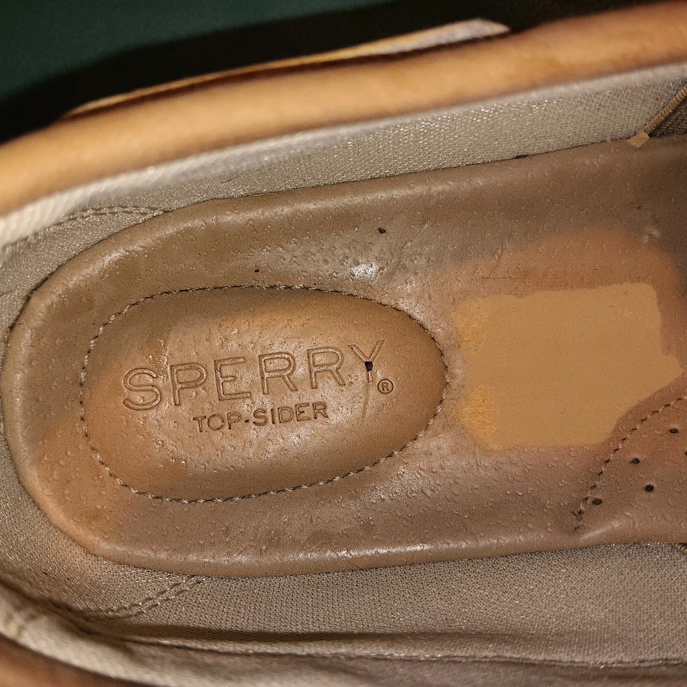 Sperry Billfish Topsider Tan Womens Sz 10 EUC - Picture 2 of 15